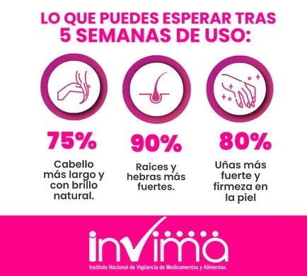 BeHair x 30 Discos Masticables Con Sabor a Frutos Rojos